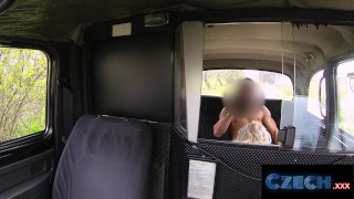 Blonde Big Breasted Czech Taxi Driver gets what she wants - CZECHXXX