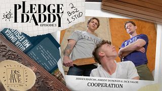 DISRUPTIVEFILMS Pledge Daddy 3 DOUBLE DOMED Twink Jock SPANKED  DAP'd