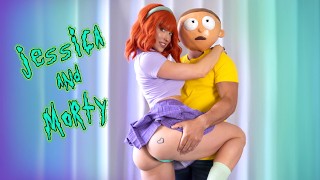 RICK  MORTY - 'Morty Finally Get's to Give Jessica His Pickle! And Glaze Her Face!'