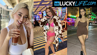 Join Chloe Surreal With Penelope Kay And Roxie Sinner In This Hot Mr Lucky LIFE Compilation