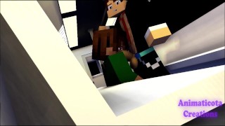 Thumbnail for A Tasty Dick In Metro - Minecraft Gay Sex