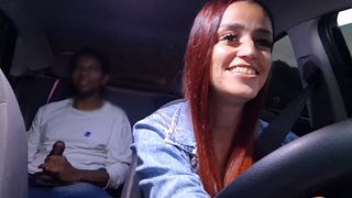 Thumbnail for Passageiro mostra o pau para safada motorista de app!