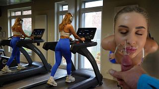I met a perfect, cute girl at the gym, immediately fucked her, and came on her face.